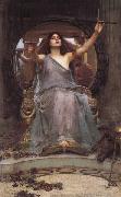 John William Waterhouse Circe Offering the  Cup to Odysseus France oil painting artist